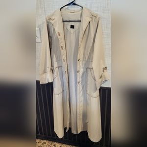 Women's Trench coat, cream Color